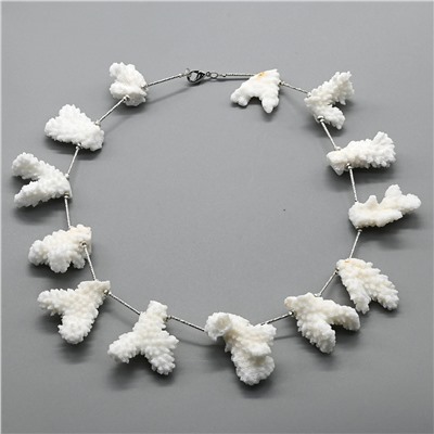 Колье из коралла в природной форме, 55см