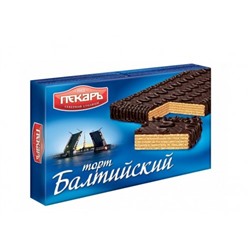 Торт вафельный Балтийский 320г/Пекарь