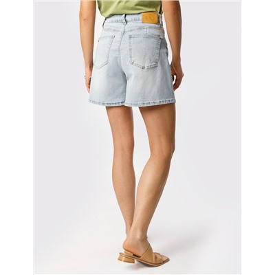 Шорты из эластичного денима