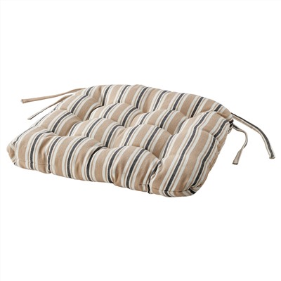 VATTENMOTT, Stuhlkissen, beige,, 40x38x5.0 cm