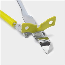 Нож консервный Доляна «Оригинал», 16 см, зелёный