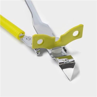 Нож консервный Доляна «Оригинал», 16 см, зелёный