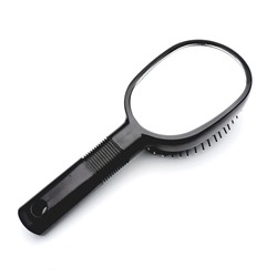 Rama Rose Расчёска массажная с зеркалом, 9880