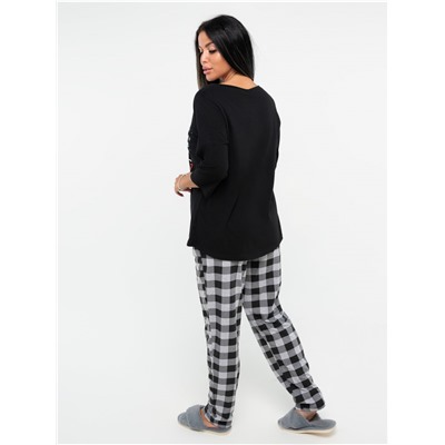 Пижама "Давай дружить" черный