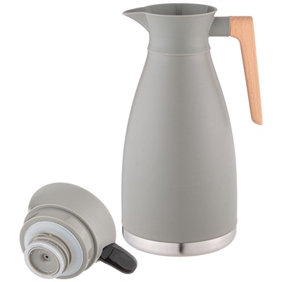 ВАКУУМНЫЙ КУВШИН (ТЕРМОС) AGNESS ИЗ НЕРЖ.СТАЛИ 2,0Л ЦВЕТ СЕРЕБРО