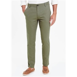 Slim Fit Linen Trousers