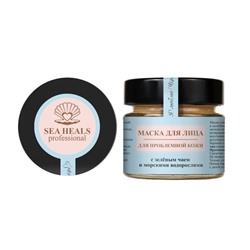 Маска для лица «Для проблемной кожи», стекло, 100 мл, SEA HEALS SEA HEALS Professional