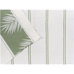 23С2-ШР/у. 55*125 Полотенце "Долина" цв. 1 рис. 149 бел. с зелен.