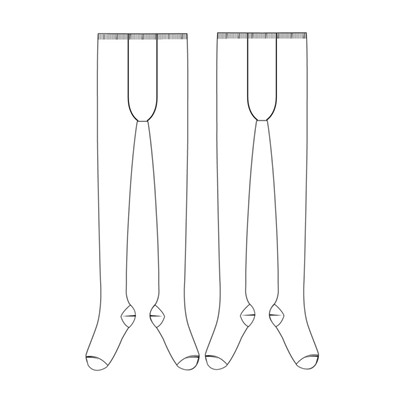 Колготки для девочки, 2 пары в комплекте