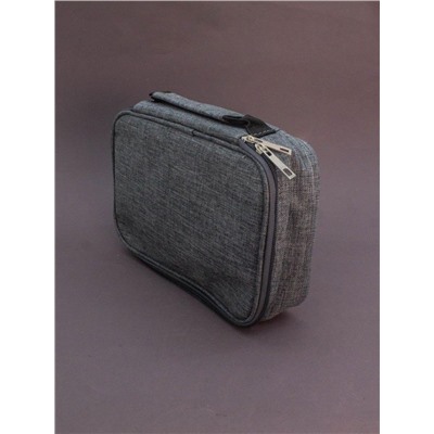 Сумка-органайзер для маркеров/карандашей, серая (23*7*16,5 см)