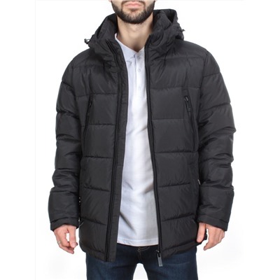 4707 BLACK Куртка мужская зимняя ROMADA (200 гр. холлофайбер)