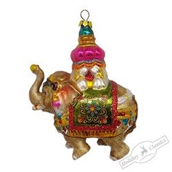 Слон "Восточные сказки" (стекло/полистоун) 10х6,5х12,5 см