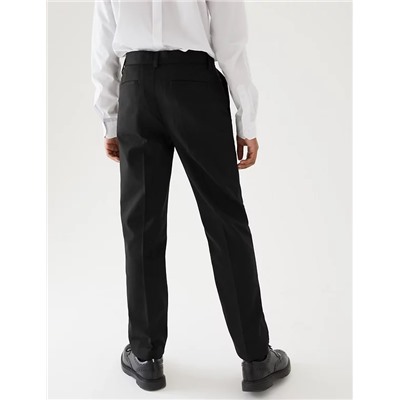 Boys' Slim Leg Longer Length Trousers (2-18 Yrs)