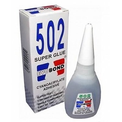 Секундный клей "Super Glue 502" бесцветный 20 гр.