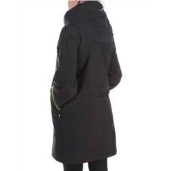 0829 BLACK Куртка демисезонная женская RikA (150 гр.синтепона)