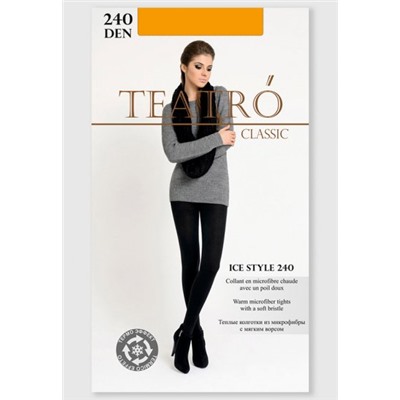 Колготки теплые, Teatro, Ice Style 240 color оптом