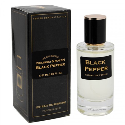 Tester Extrait de Perfume Z & R Black Pepper & Amber, Neroli unisex 62 ml