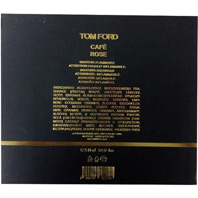 Подарочный набор Tom Ford Cafe Rose edp 5x11 ml