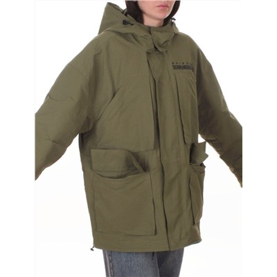 3106 GREEN Куртка демисезонная женская (100 гр. холлофайбер)