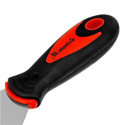 Шпательная лопатка из нержавеющей стали, 100 мм, двухкомпонентная ручка Matrix