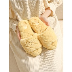 Тапочки «Ромбы» желтые