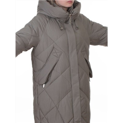A620 OLIVE Пальто зимнее женское (200 гр. био-пух)