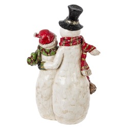 GAEM Фигурка декоративная "Снеговики", L18 W9 H31 см