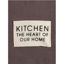 Фартук Этель Kitchen 60х70 см, цв. серый, 100% хл, саржа 220 г/м2