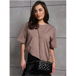 Футболка "Базовая" Кофе женская