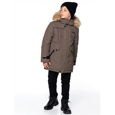 Куртка зимняя для мальчика NIKASTYLE 4з3524 Орех