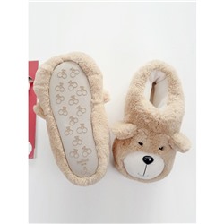 Тапочки «Песики» бежевые