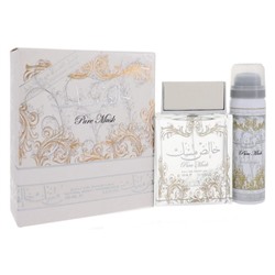 Парфюмированный набор Lattafa Pure Musk edp 100 ml и Deodorant Spray Pure Musk Unisex 50 ml