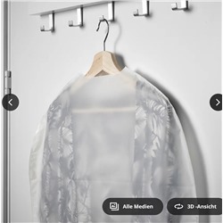 RENSHACKA Kleiderschutzhülle, transparent weiß