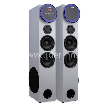 Колонка 10" (30-35 HOME SOUND) динамик 8шт/2х10"; 4х6.5"; 2х3" комплект 2 колонки ELTRONIC (серебро)