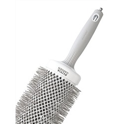 Olivia Garden Термобрашинг для укладки волос / Expert Blowout Speed XL Wavy Bristles White & Grey, 65 мм, бело-серый