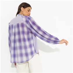 Рубашка с акцентными рукавами, Пропуск в мир роскоши (new)