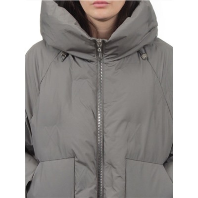 305 DARK GRAY Пальто зимнее стеганое женское (200 гр. холлофайбер)