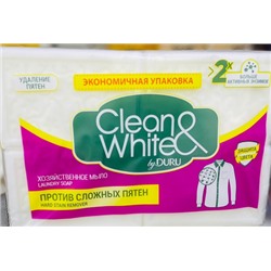 Хозяйственное мыло DURU CLEAN&WHITE Против пятен 4х120 г