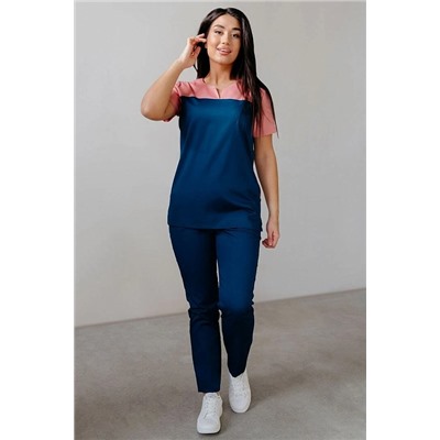 Брюки медицинские женские 1-02-04-0 / ADVA Темно-бирюзовый (39F)