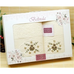 Набор Махровых Полотенец 70x140 + 50x90 см. 2 шт/уп. BATH BOUTIQUE - Belinda