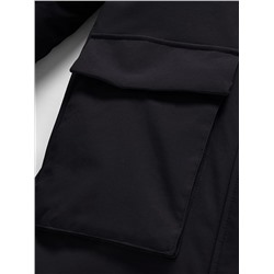 Парка зимняя подростковая для девочки черного цвета 9344Ch