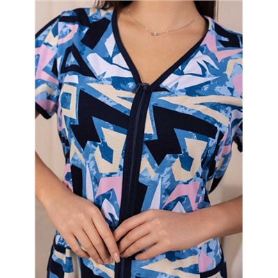 Женский халат мод.469/39 / Синий