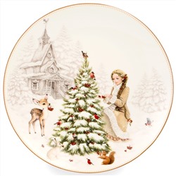 ТАРЕЛКА ЗАКУСОЧНАЯ LEFARD "МОРОЗКО" 20,5 СМ (КОР=18ШТ.)