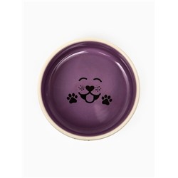 Миска керамическая "Smile Dog", 200 мл, 10,5 х 4 см