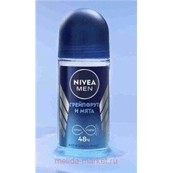 Nivea Men Антиперспирант Грейпфрут и мята Роликовый 50 мл