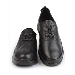 03-5310 BLACK Полуботинки женские (натуральная кожа)