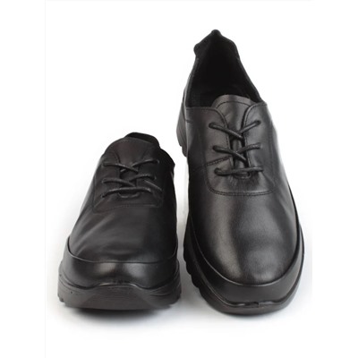 03-5310 BLACK Полуботинки женские (натуральная кожа)