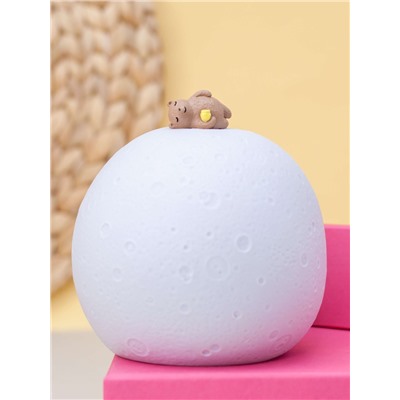 Ночник-антистресс "Lunar bear" (13 см), силикон