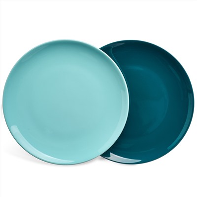 НАБОР ТАРЕЛОК ЗАКУСОЧНЫХ  LEFARD "TET-A-TET" 2 ШТ. 20,5 СМ (КОР=16НАБ.)