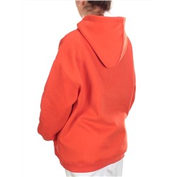 KD720 ORANGE Худи женское с принтом на флисе